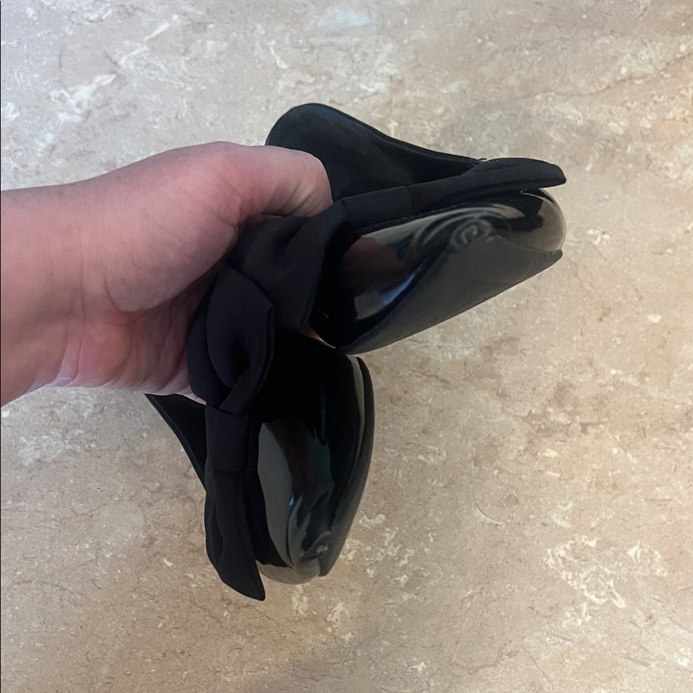 Chic Black Bow Loafers - Picture 11 of 13